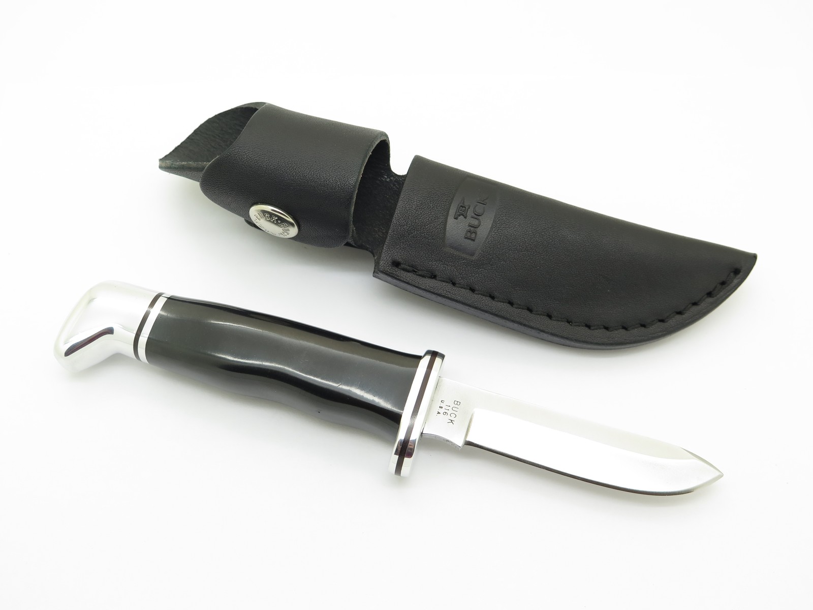 Vintage 1972-86 Buck 116 Caper 3 Three Liner Fixed Blade Hunting Knife (#6025) Vintage 1972-86 Buck 116 Caper 3 Three Liner Fixed Blade Hunting Knife (#6025)