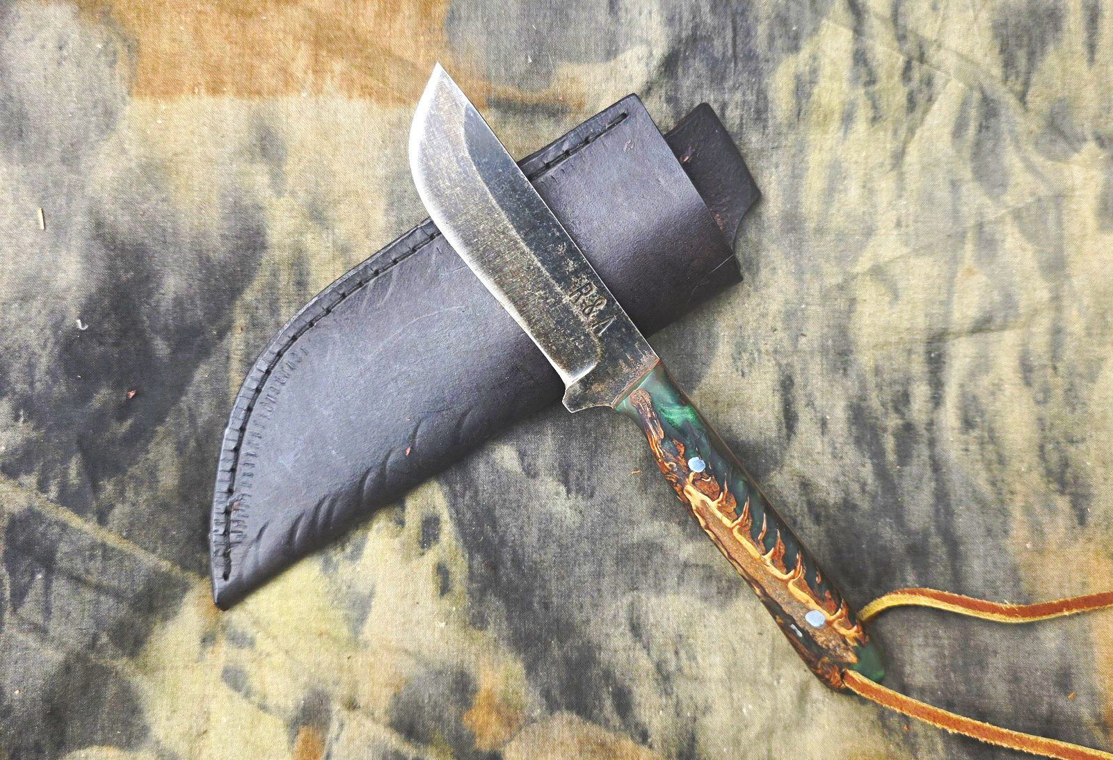 R&A Custom Handmade Knife USA Pops Procut Steel Field Scalpel