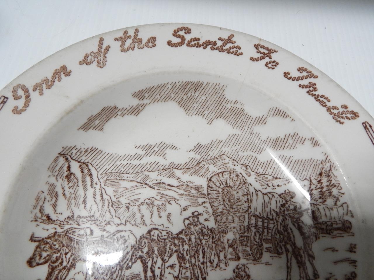 VINTAGE INN OF THE SANTA FE TRAIL WESTERN TEPCO CHINA RESTAURANT  SHALLOW BOWL