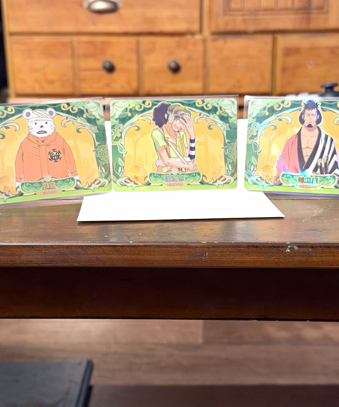 One Piece Trading Cards Lot of 3 - Bepo Usopp Franky