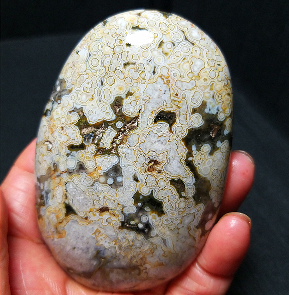 TOP 148.7g NATURAL polishing OCEAN JASPER SPECIMEN HEALING YK8125