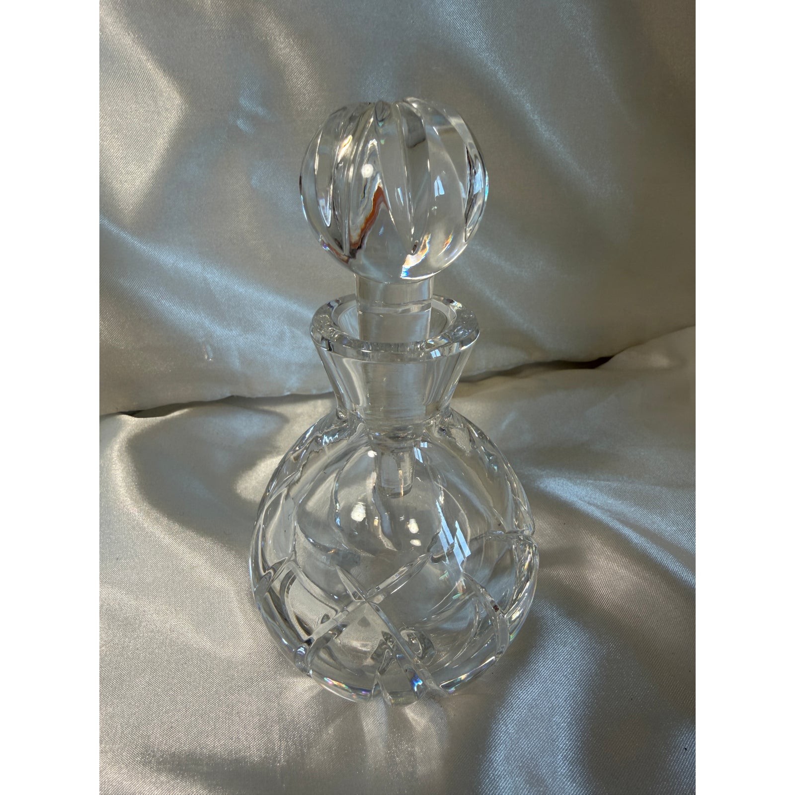 Marquis by Waterford Ceylon Crystal Perfume Bottle Decanter with Stopper 5