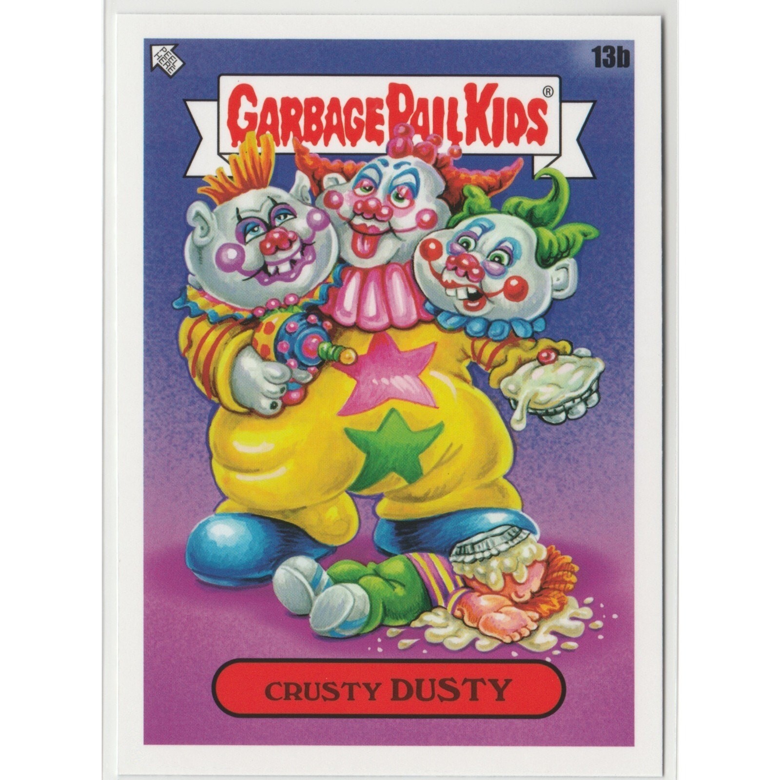 Killer Klowns from Outer Space Crusty Dusty #13b Garbage Pail Kids GPK 2023 Killer Klowns from Outer Space Crusty Dusty #13b Garbage Pail Kids GPK 2023