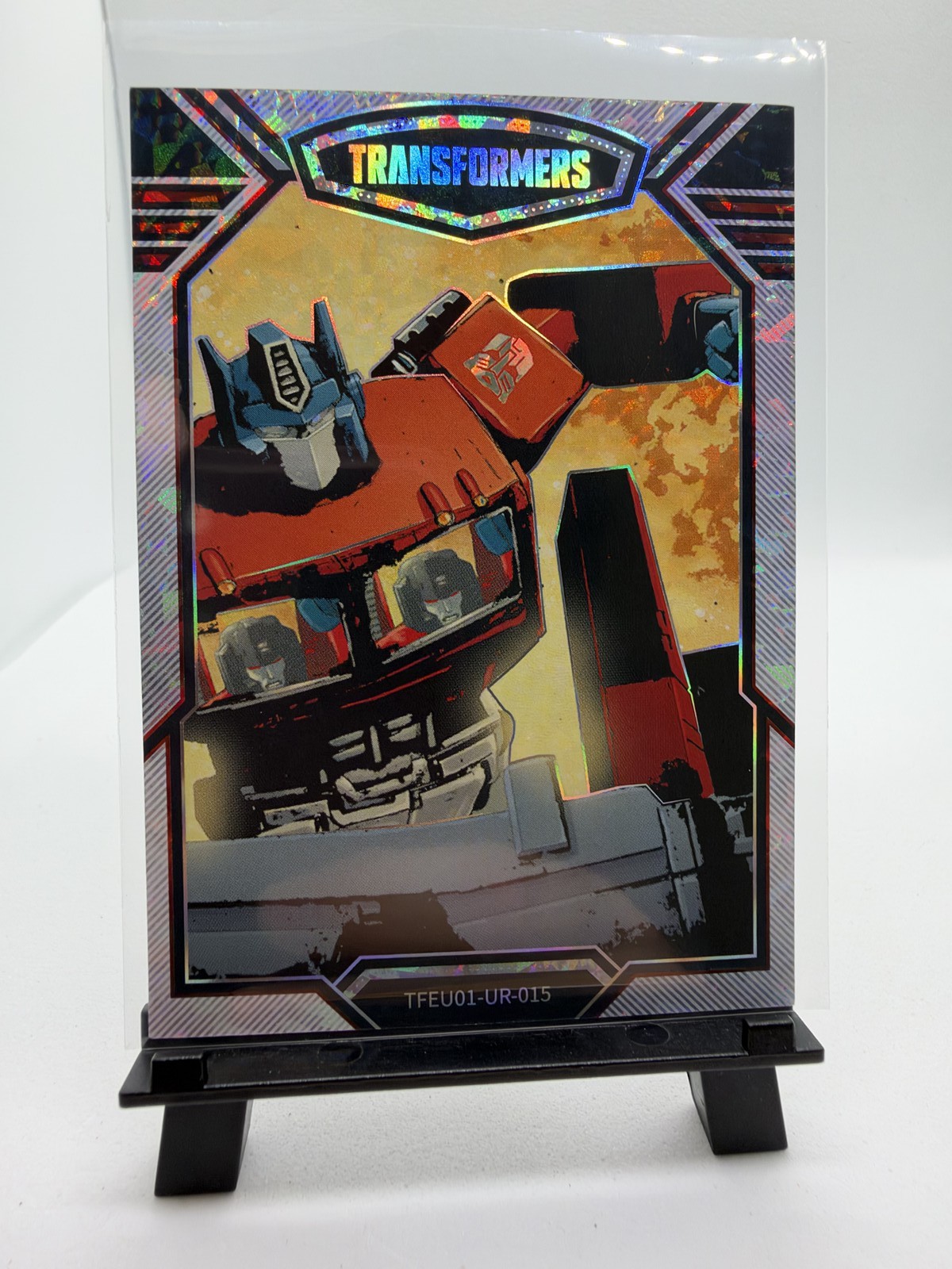 Optimus Prime Kayou Transformers Energon Universe UR Holo Card TFEU01-UR-015
