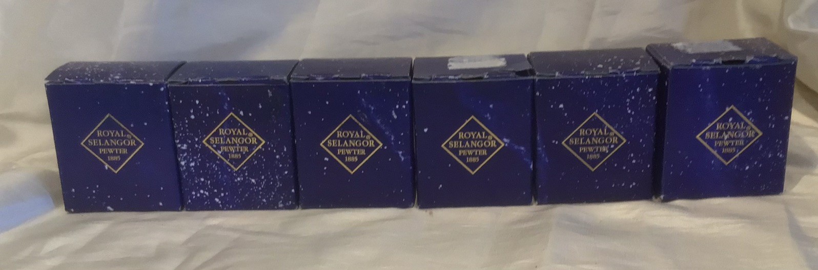 Vintage Royal Selangor Pewter lot of six Vintage Royal Selangor Pewter lot of six