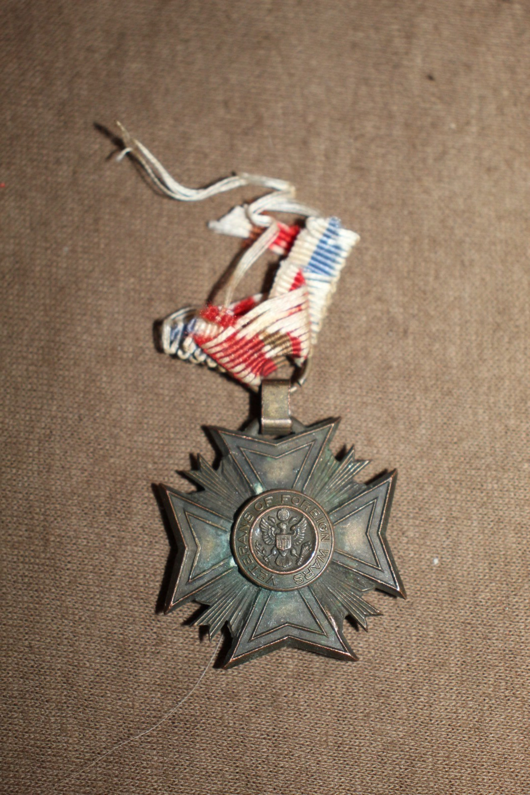 Original WW1 Era United States Veterans of Foreign Wars Metal Original WW1 Era United States Veterans of Foreign Wars Metal