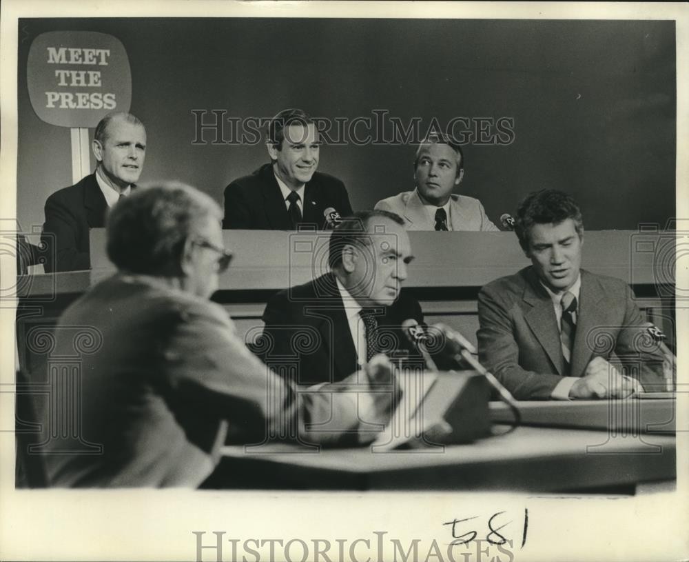 1975 Press Photo Governor Edwards, Meet the Press - nob08395 1975 Press Photo Governor Edwards, Meet the Press - nob08395