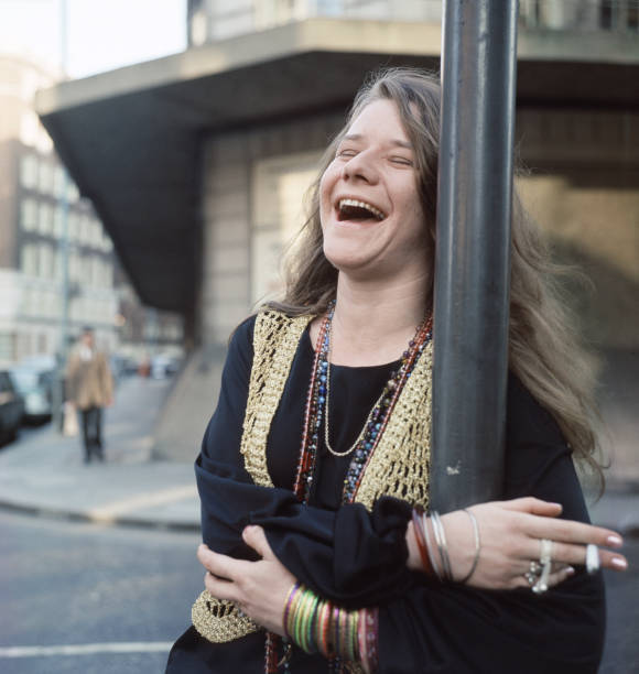 Janis Joplin in London April 1969 Historic Old Photo