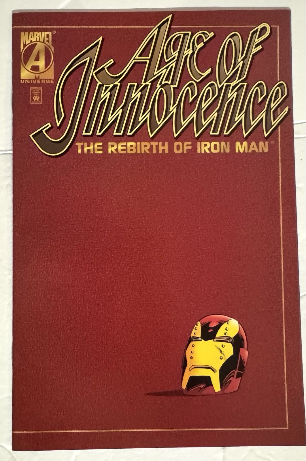 Vintage 1996 Marvel Comic Age Of Innocence The Rebirth Of Ironman #1