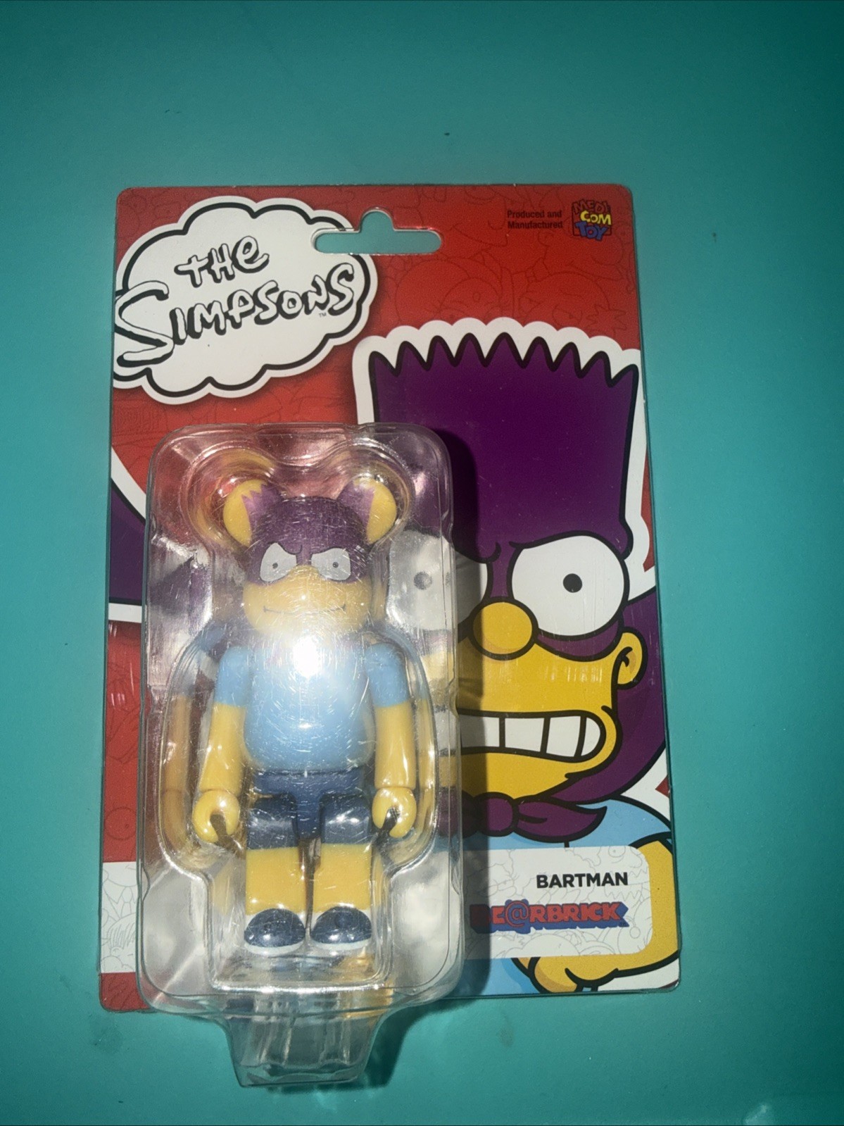 Medicom 100% Bearbrck ~ The Simpsons Bartman Sealed