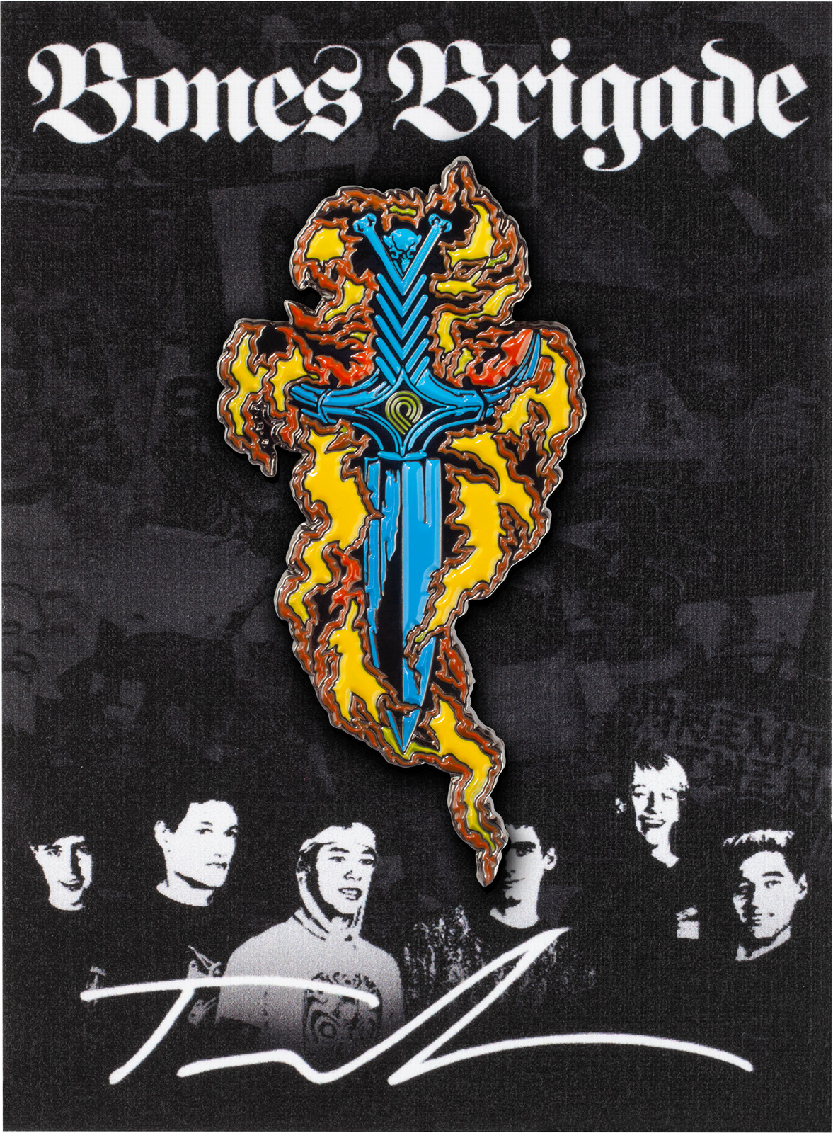 Powell Peralta BONES BRIGADE Tommy Guerrero DAGGER Skateboard LAPEL PIN