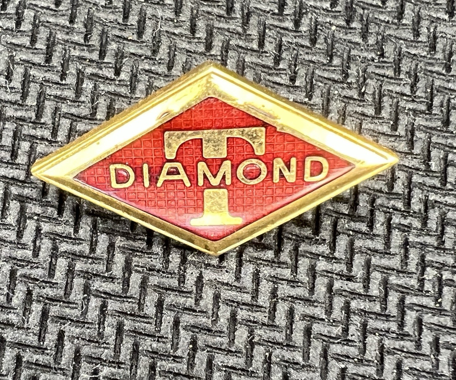 Vintage Ford Diamond T Truck Enamel Lapel Pin Red Hat Pin Tie Tack Vintage Ford Diamond T Truck Enamel Lapel Pin Red Hat Pin Tie Tack