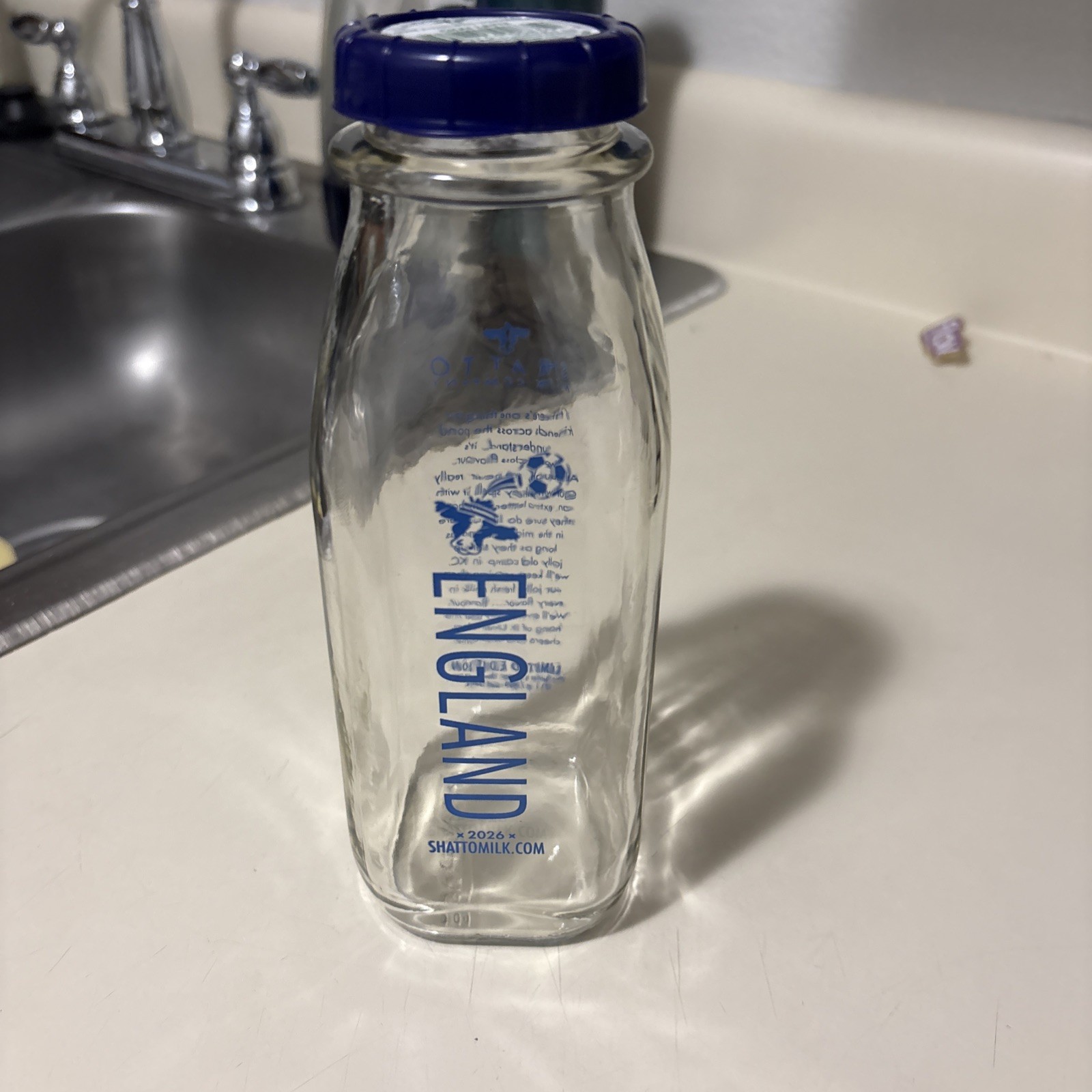 Shatto Milk Bottle ENGLAND FIFA World Cup 2026 Very Rare Limited 1/7000 LAST 1