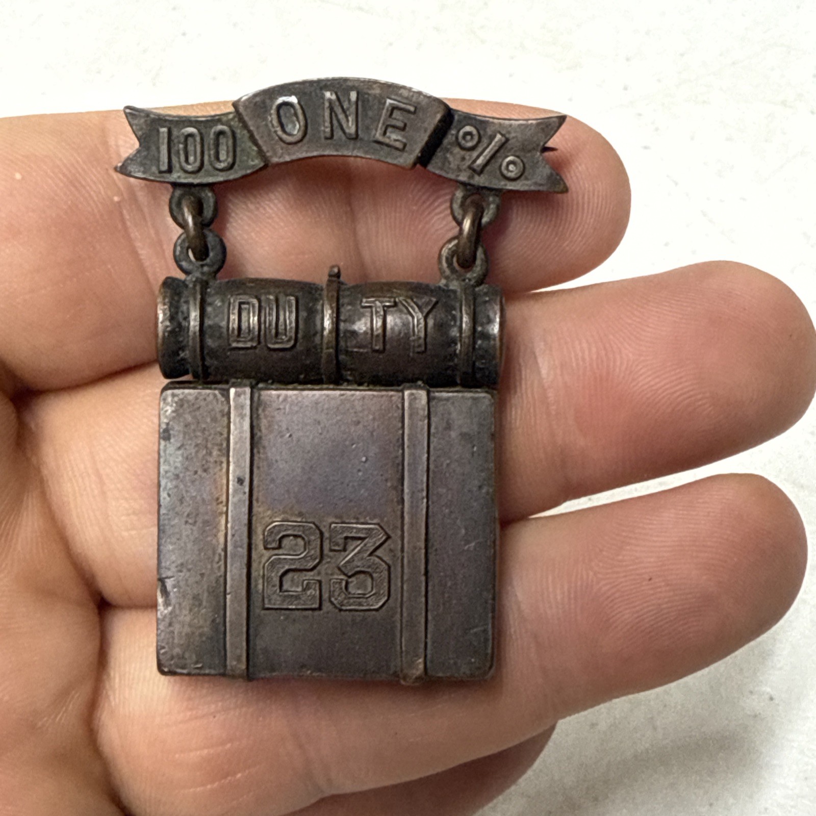 23rd Infantry NYNG Medal RARE Post Civil War NICE EXAMPLE