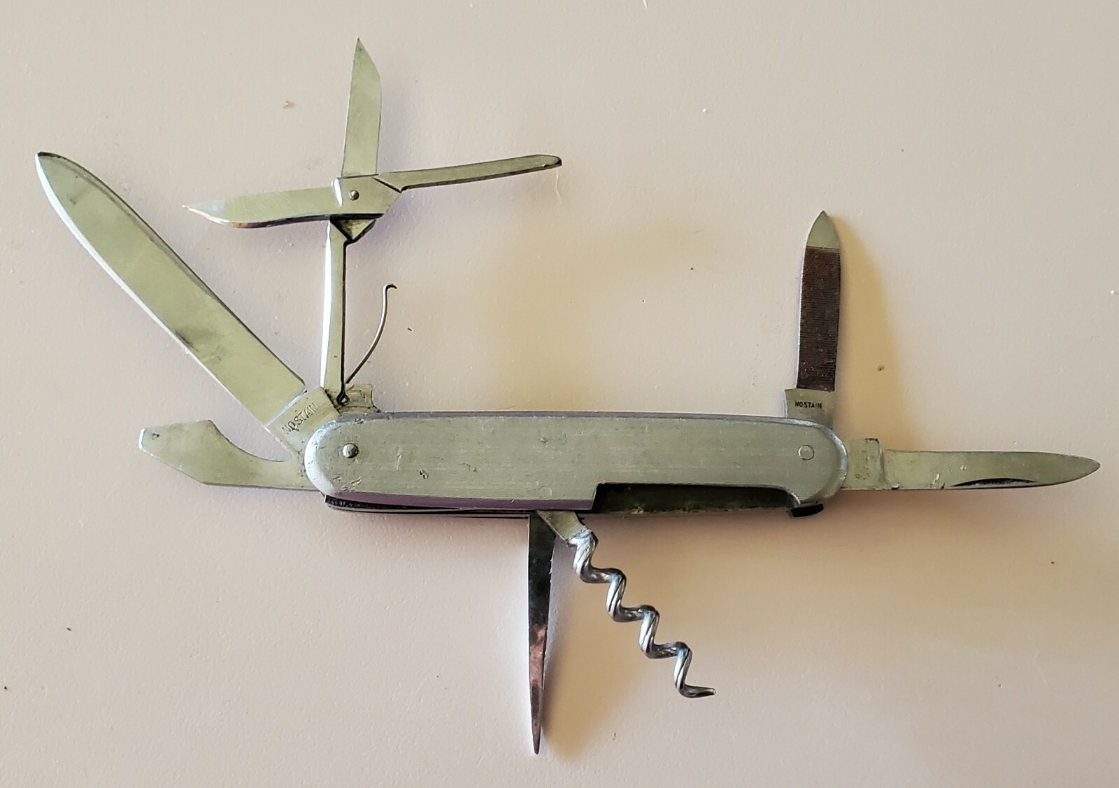 Vintage Krusius 7 blade No Stain Utility Knife 