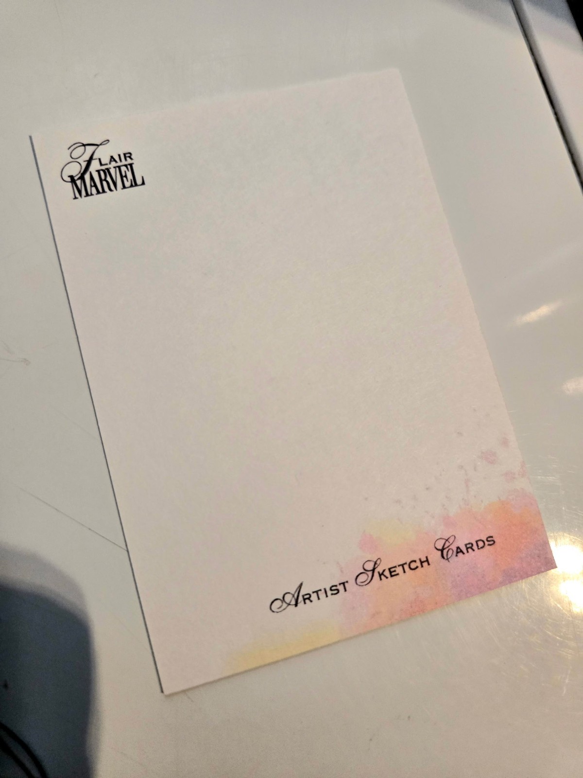 Upperdeck marvel flair 2023 Blank sketch cards Upperdeck marvel flair 2023 Blank sketch cards