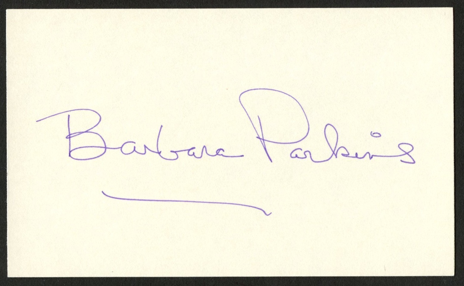 Barbara Parkins signed autograph 3x5 cut Actress in Payton Place C539 Barbara Parkins signed autograph 3x5 cut Actress in Payton Place C539