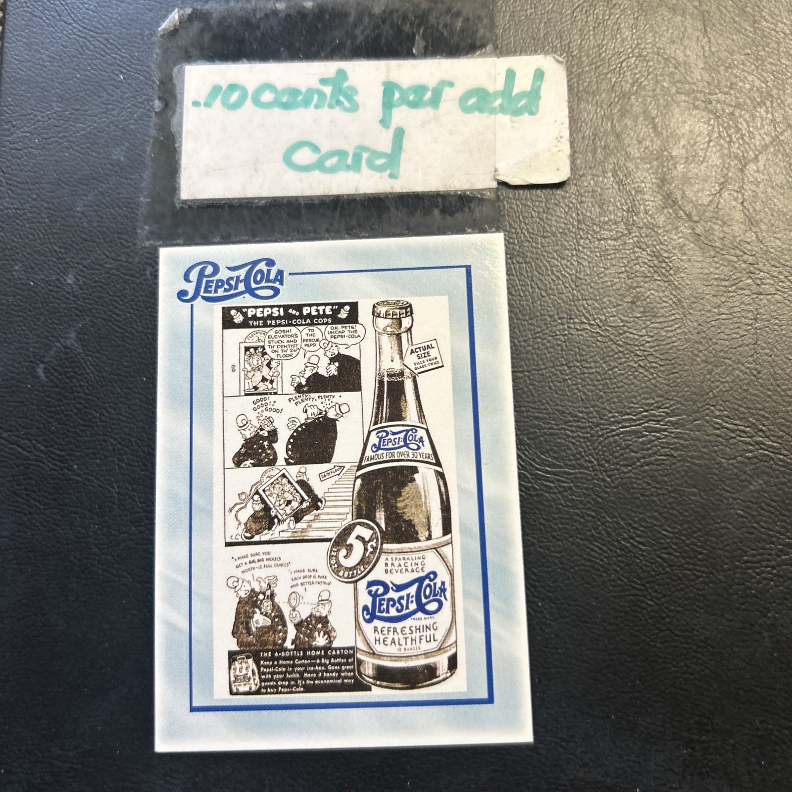 Jb8c Pepsi Cola 1994 Dart #23 Cartoon Pete Debut Ad