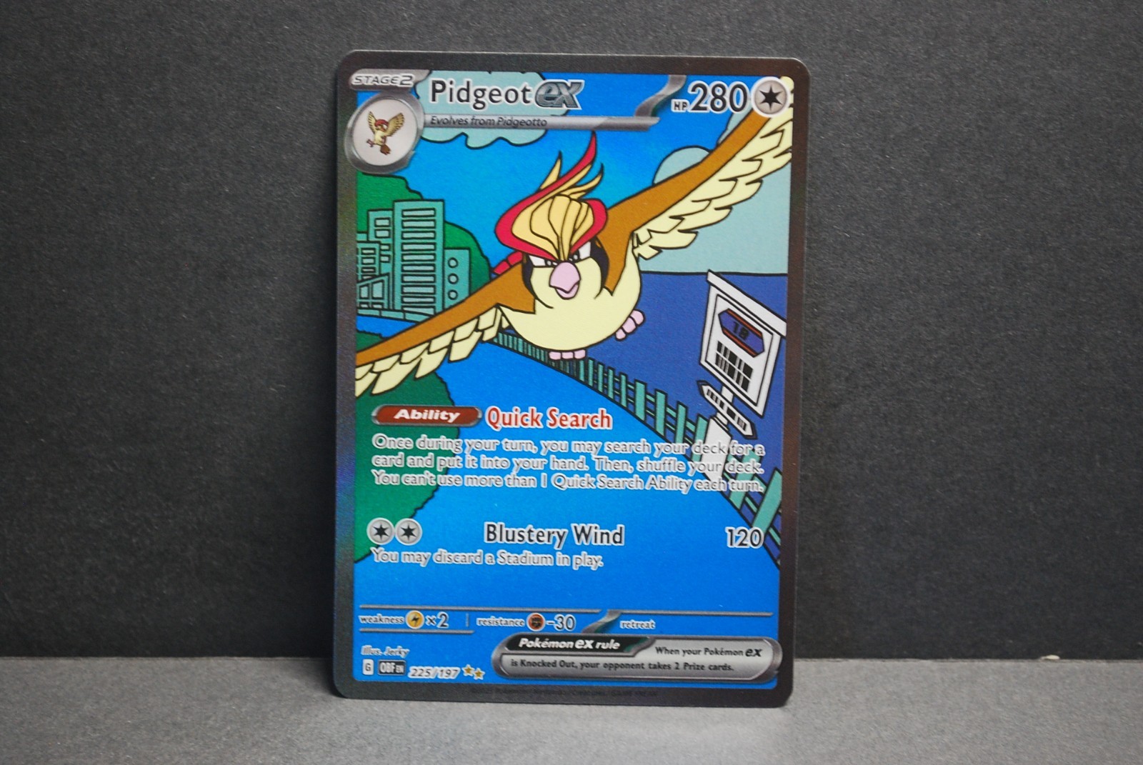 Obsidian Flames Pidgeot Ex Holo #225/197 Near Mint /Mint Obsidian Flames Pidgeot Ex Holo #225/197 Near Mint /Mint