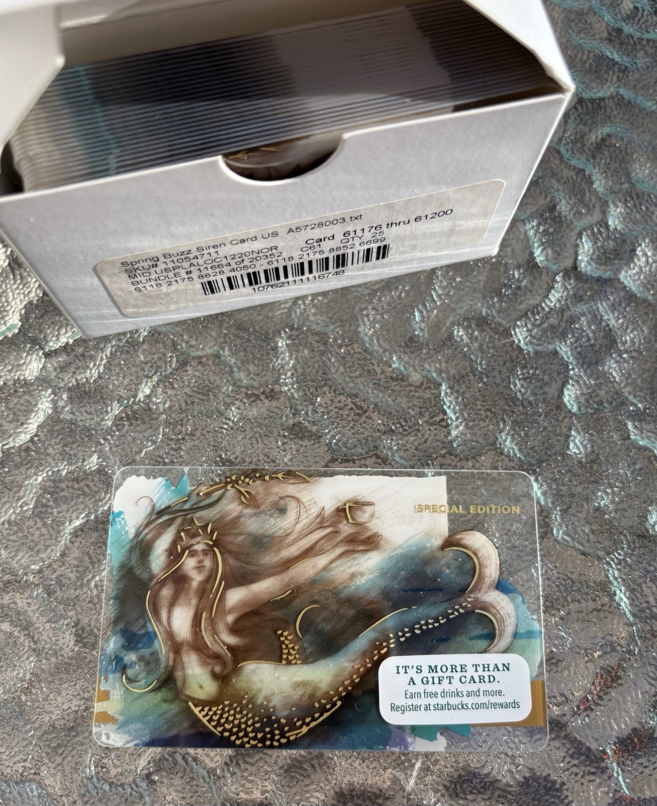 Starbucks Box Of 2016 Spring Buzz Siren Mermaid Cards 25 Cards Starbucks Box Of 2016 Spring Buzz Siren Mermaid Cards 25 Cards