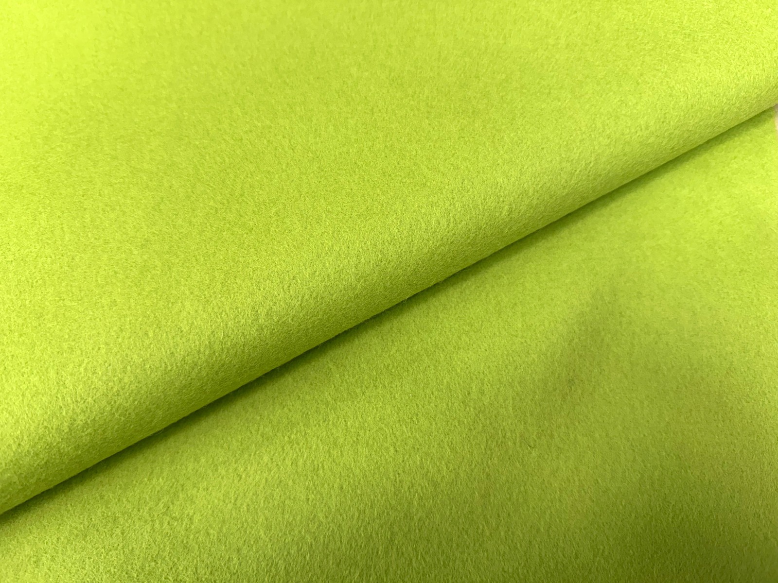 4.625 yds Kvadrat Divina 936 Bright Neon Green Wool Upholstery Fabric 1200-0936