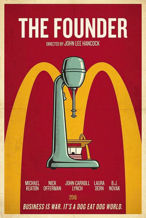 The Founder Retro Film Poster Vintage Repro Print Poster 13x19 The Founder Retro Film Poster Vintage Repro Print Poster 13x19