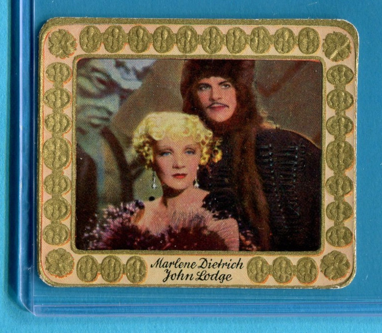 1933 GARBATY MODERNE SCHENHEITSGALERIE GERMAN TOBACCO CARD #59 MARLENE DIETRICH