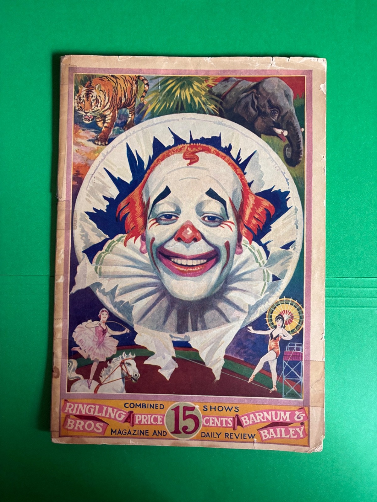 Ringling Bros Barnum & Bailey 1931 Circus Program NYC Madison Square Garden