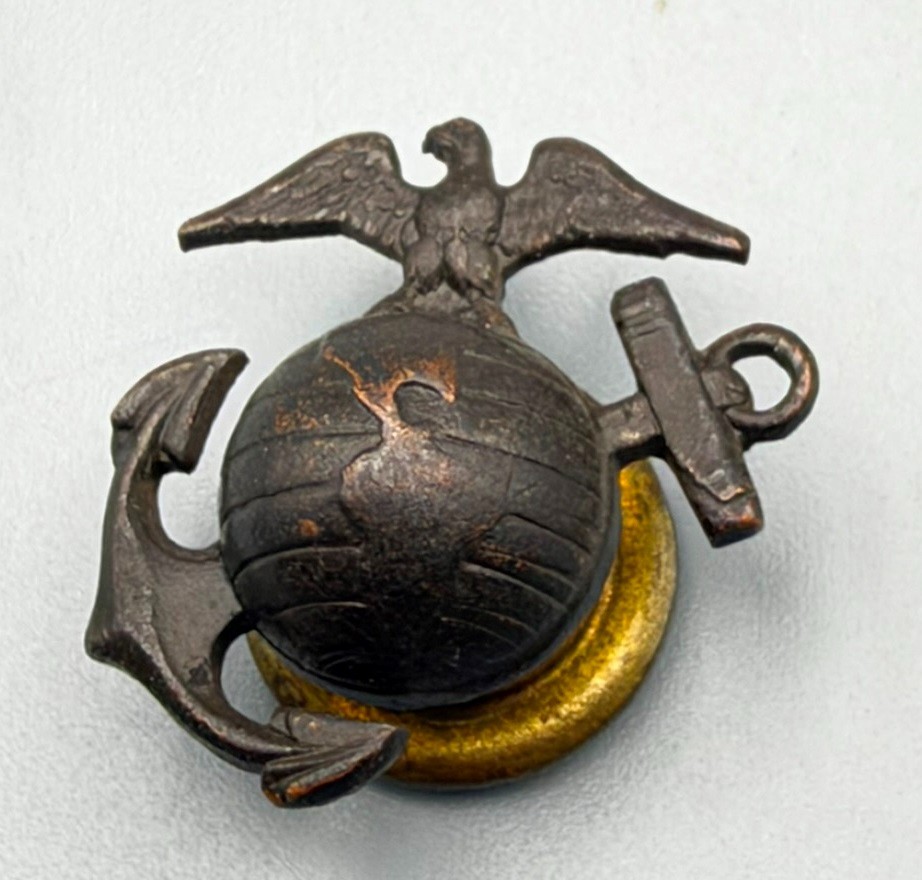 WWI Era 1920s USMC Marine Left Side Collar EGA Eagle Globe Anchor