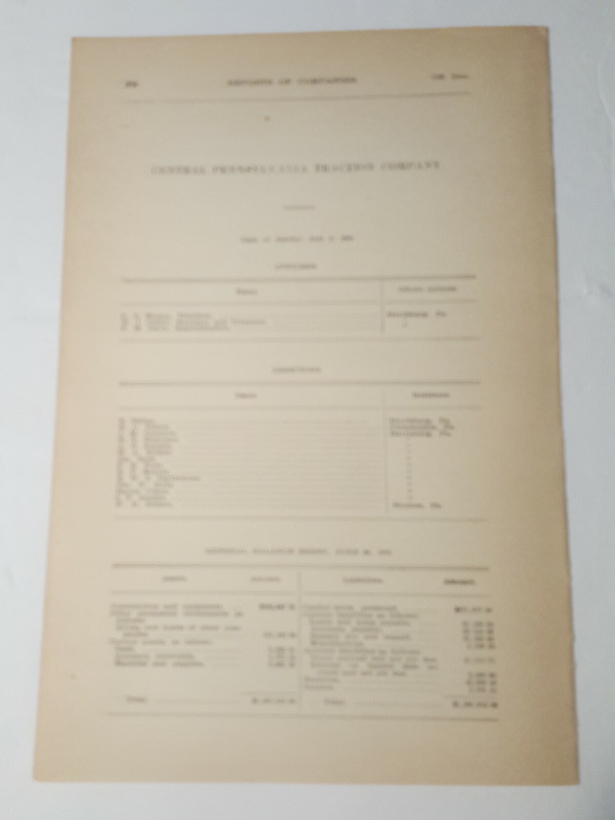 1909 document CENTRAL PENNSYLVANIA TRACTION CO. Harrisburg PA trolley streetcar 