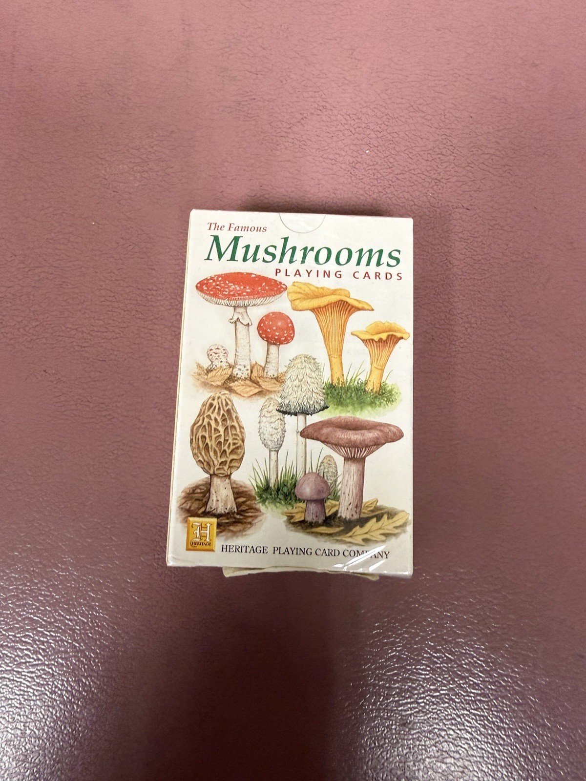VTG. 1999 The Famous Mushrooms Playing Cards- Sealed First Edition TRIOVIEW VTG. 1999 The Famous Mushrooms Playing Cards- Sealed First Edition TRIOVIEW