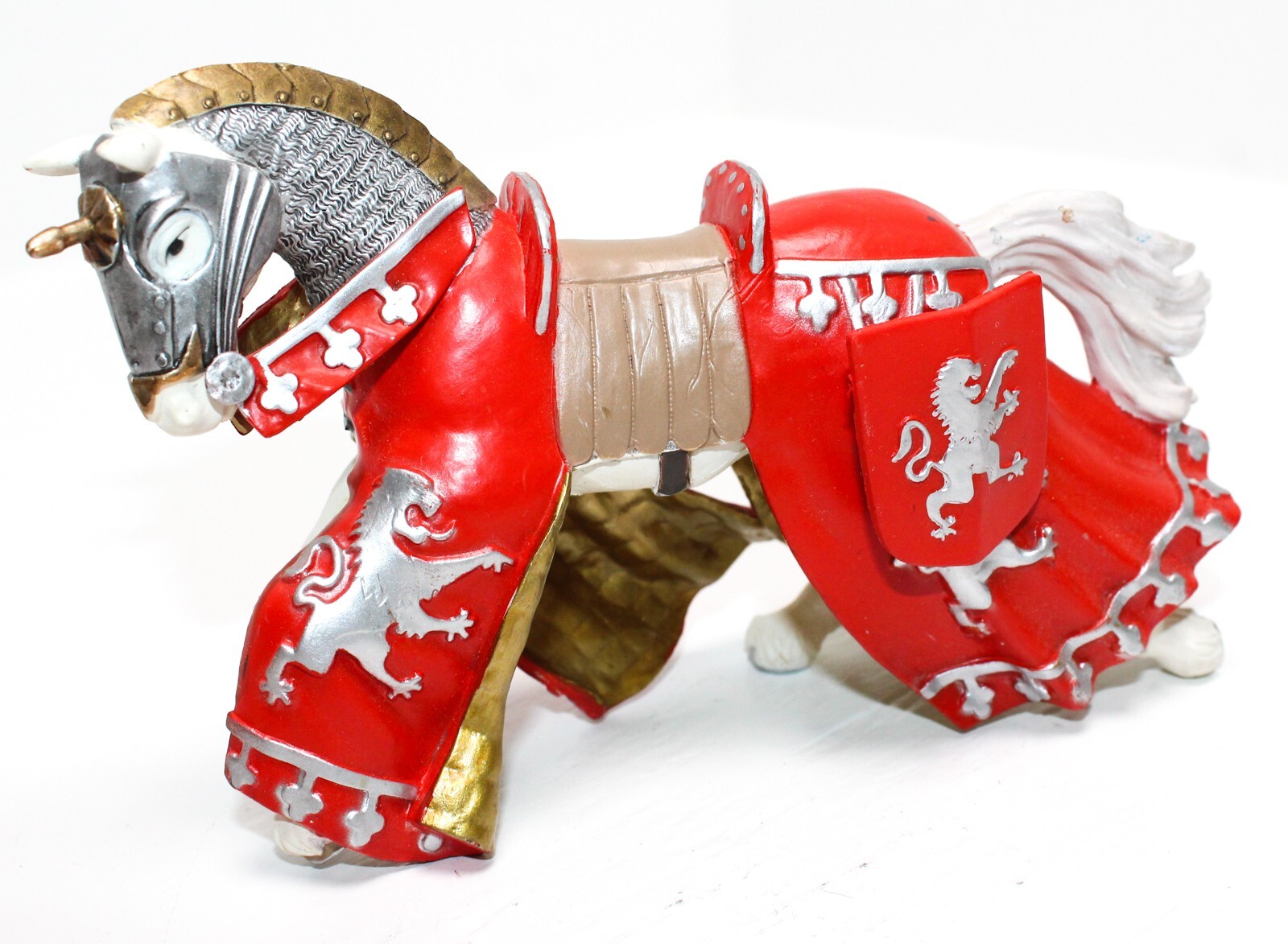 Papo 39772 Prince Richard in Red's Horse Toy Medieval Action Figure Papo 39772 Prince Richard in Red's Horse Toy Medieval Action Figure