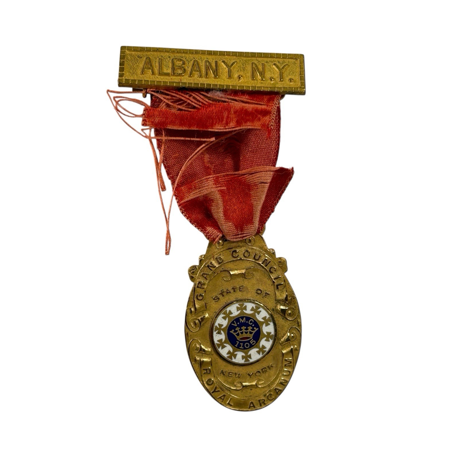 Antique Royal Arcanum Grand Council Medal - Albany NY Antique Royal Arcanum Grand Council Medal - Albany NY