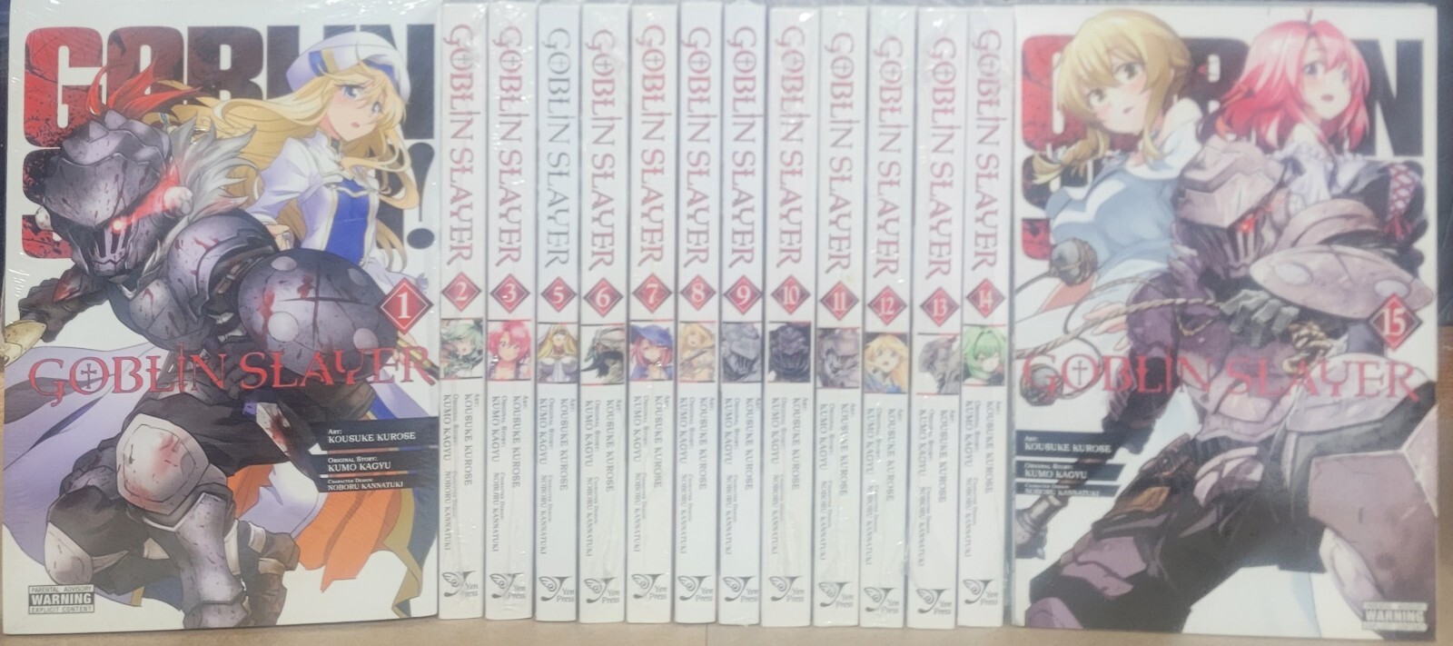 Goblin Slayer Manga Volumes 1-16 Yen Press Brand New Sealed  English Lot 