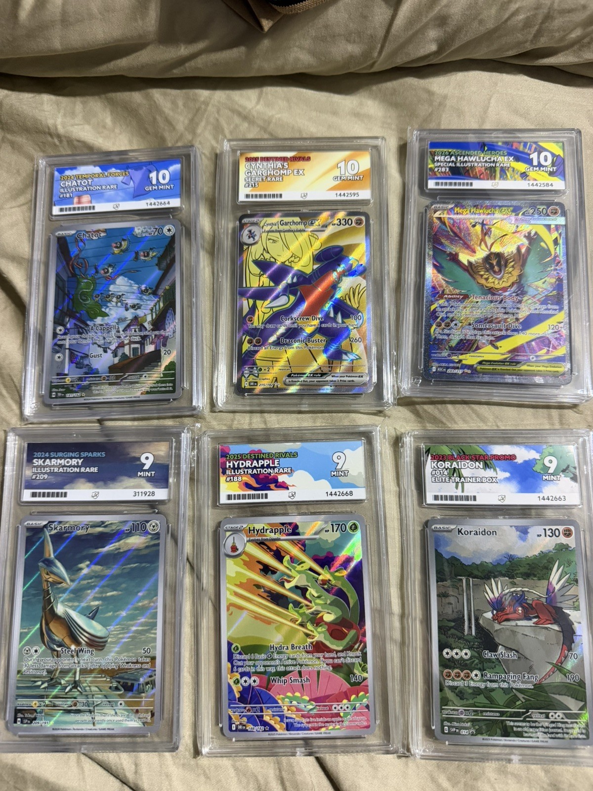 Pokémon Graded Bundle Lot Of 8 Slabs Mixed Grades