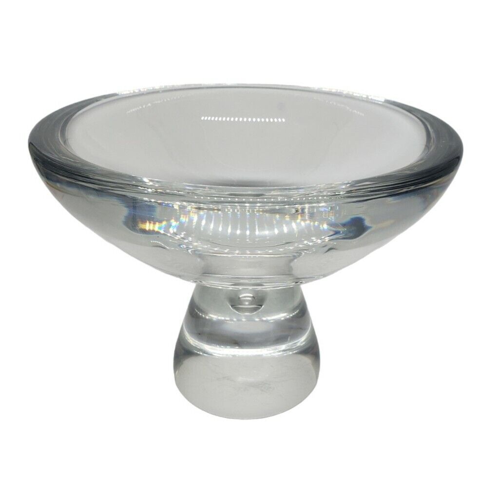 Vintage Kristaluxus Crystal Centerpiece Bowl 8\