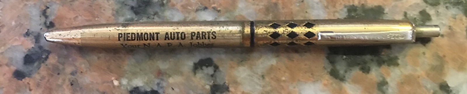 1950S Napa Auto Parts Ink Pen Piedmont, Alabama Auto Parts