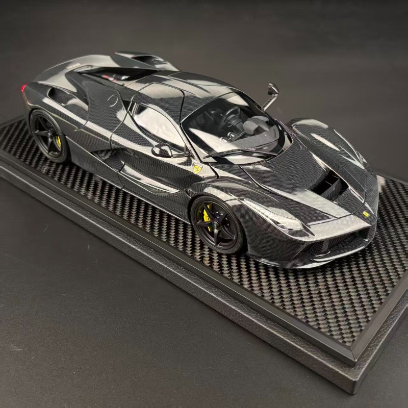 1/18 BBR New LaFerrari Full Carbon Black Diecast Limited Hypercar Model 1/18 BBR New LaFerrari Full Carbon Black Diecast Limited Hypercar Model