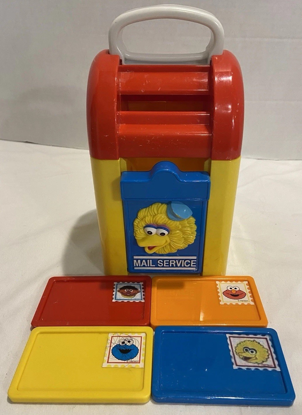 Vintage Ilco Sesame Street Babies/Toddlers Mailbox Stacking Letters