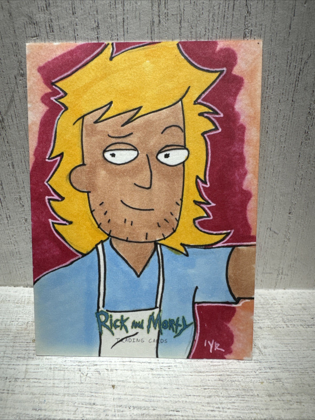 2018 Cryptozoic Rick And Morty 1/1 Sketch Ian Yoshio Roberts