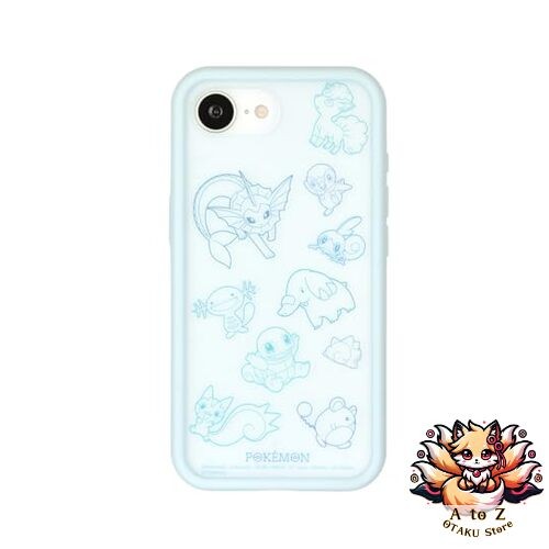 NEW Gourmandies Pokemon IIIIfit Plump Frame iPhone 16e Case Light Blue