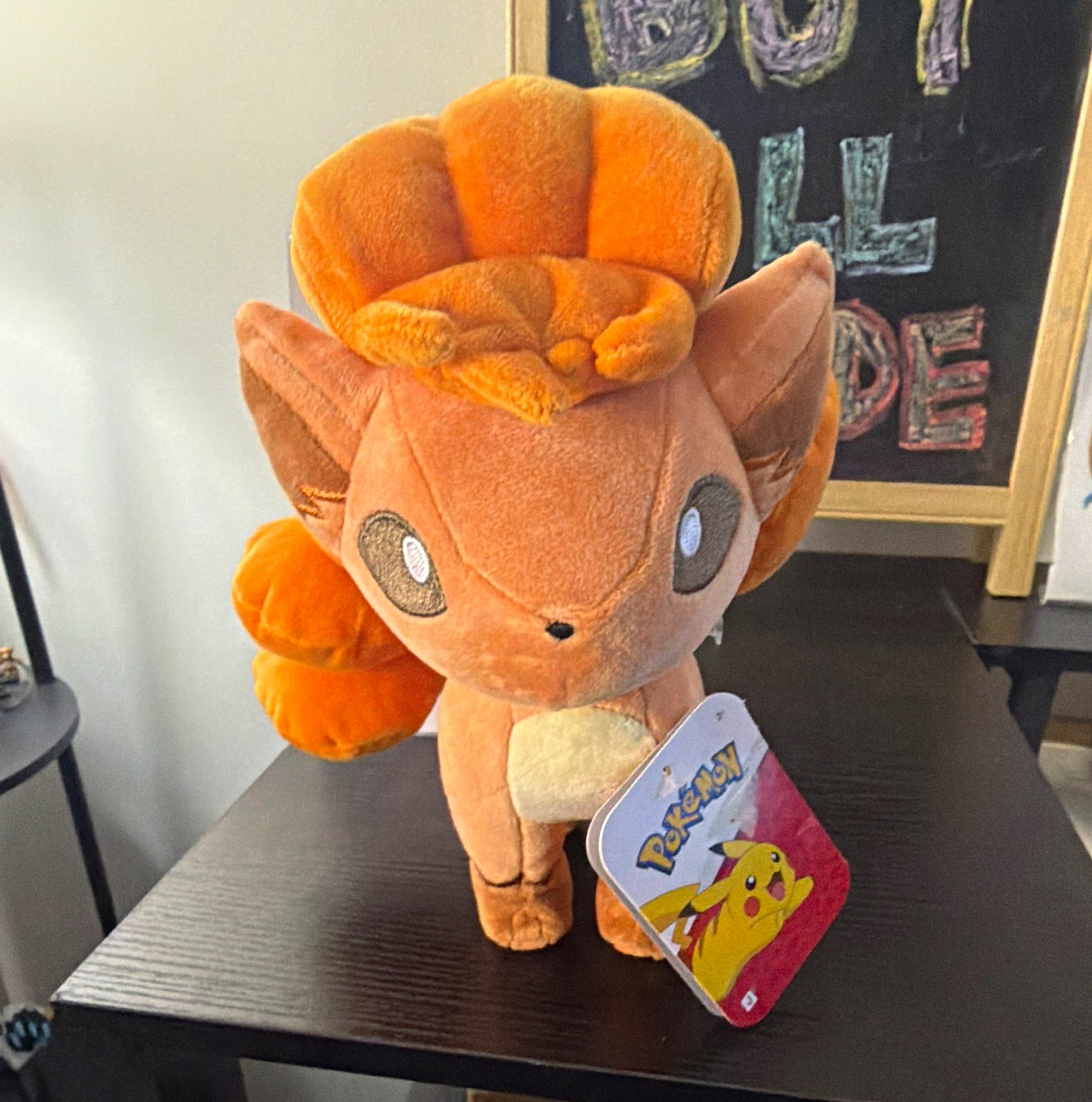 Pokémon Vulpix Fox Plush Stuffed Animal Toy Orange & Beige Anime Animation