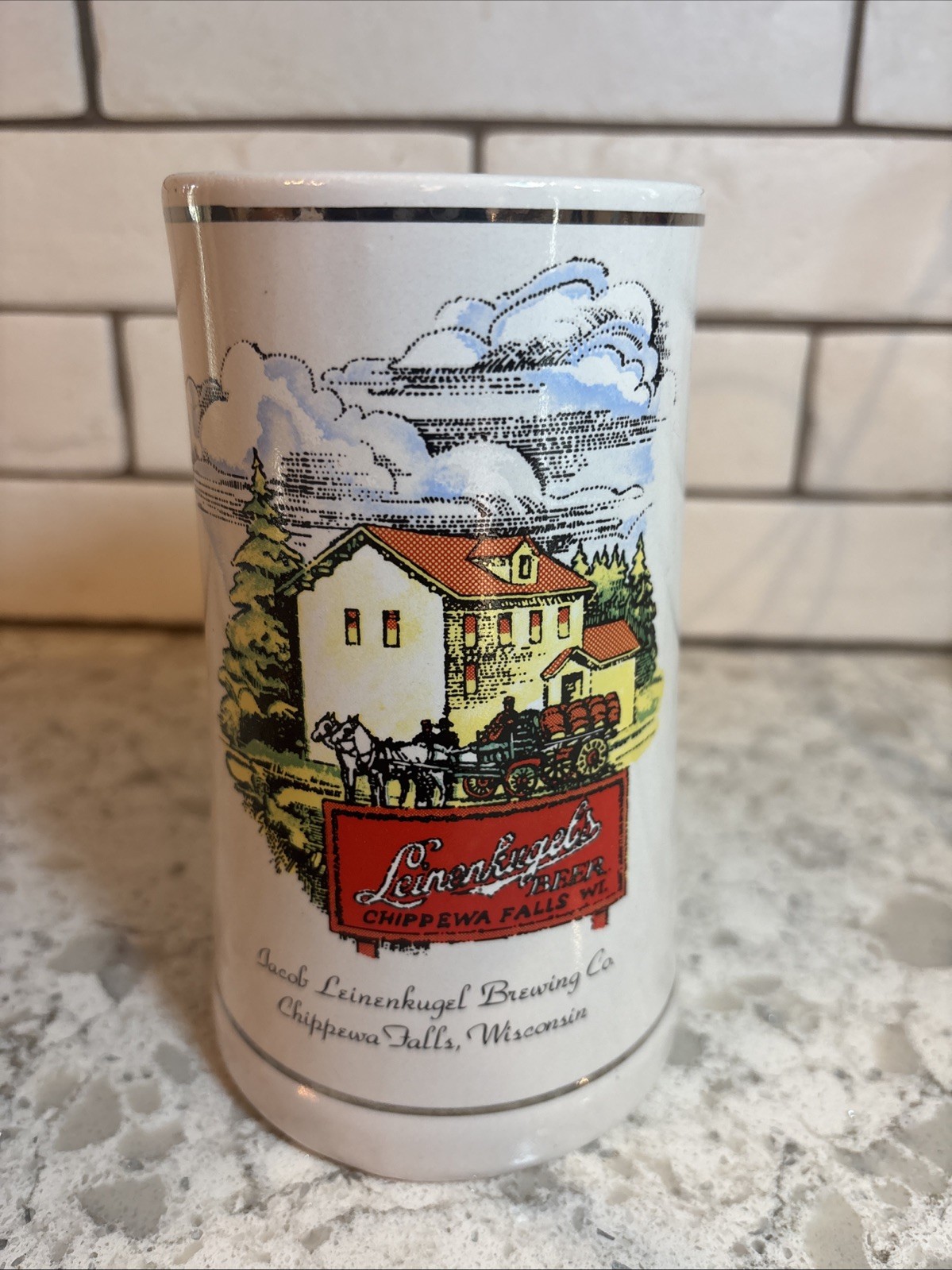 1991 Leinenkugel's Limited Edition Beer Stein/Mug Only 2000 Made 1991 Leinenkugel's Limited Edition Beer Stein/Mug Only 2000 Made