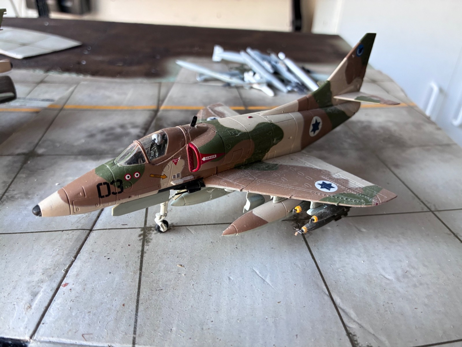 1/72 Hobby Master used 3 A4/F15 IDF diecast airplanes