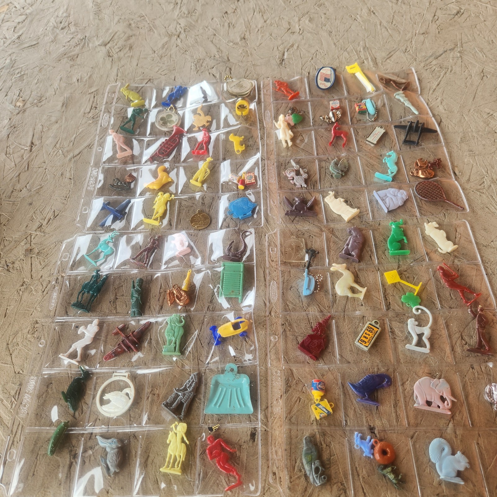 Vintage Lot  Gumball Cracker Jack Prize Charms Mixed Plastic Metal Misc