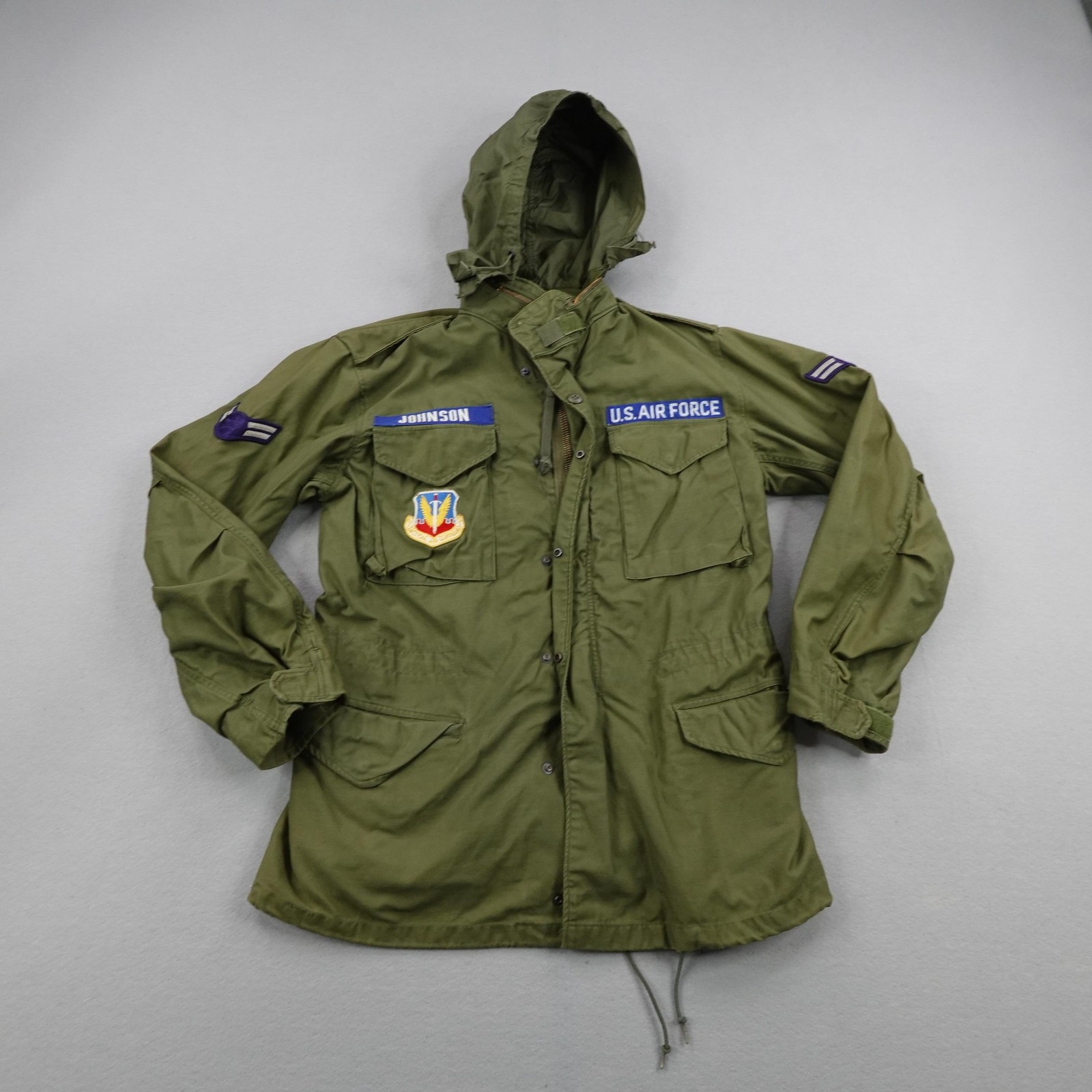 Vintage US Air Force Jacket Medium Alpha Industries Cold Weather Field Coat 70s