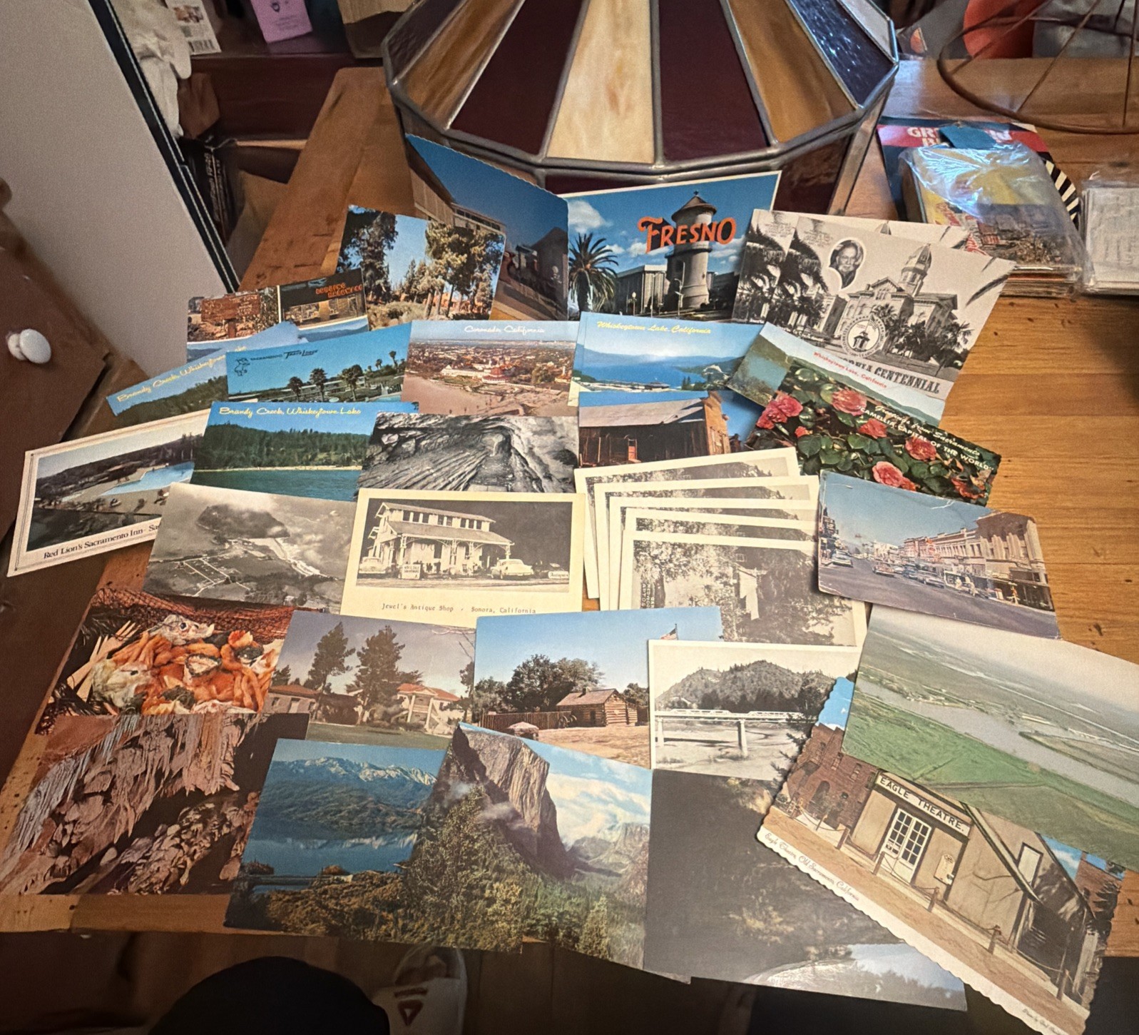 Vintage CALIFORNIA Postcard LOT 36 CA Old Post Cards ALL Unposted