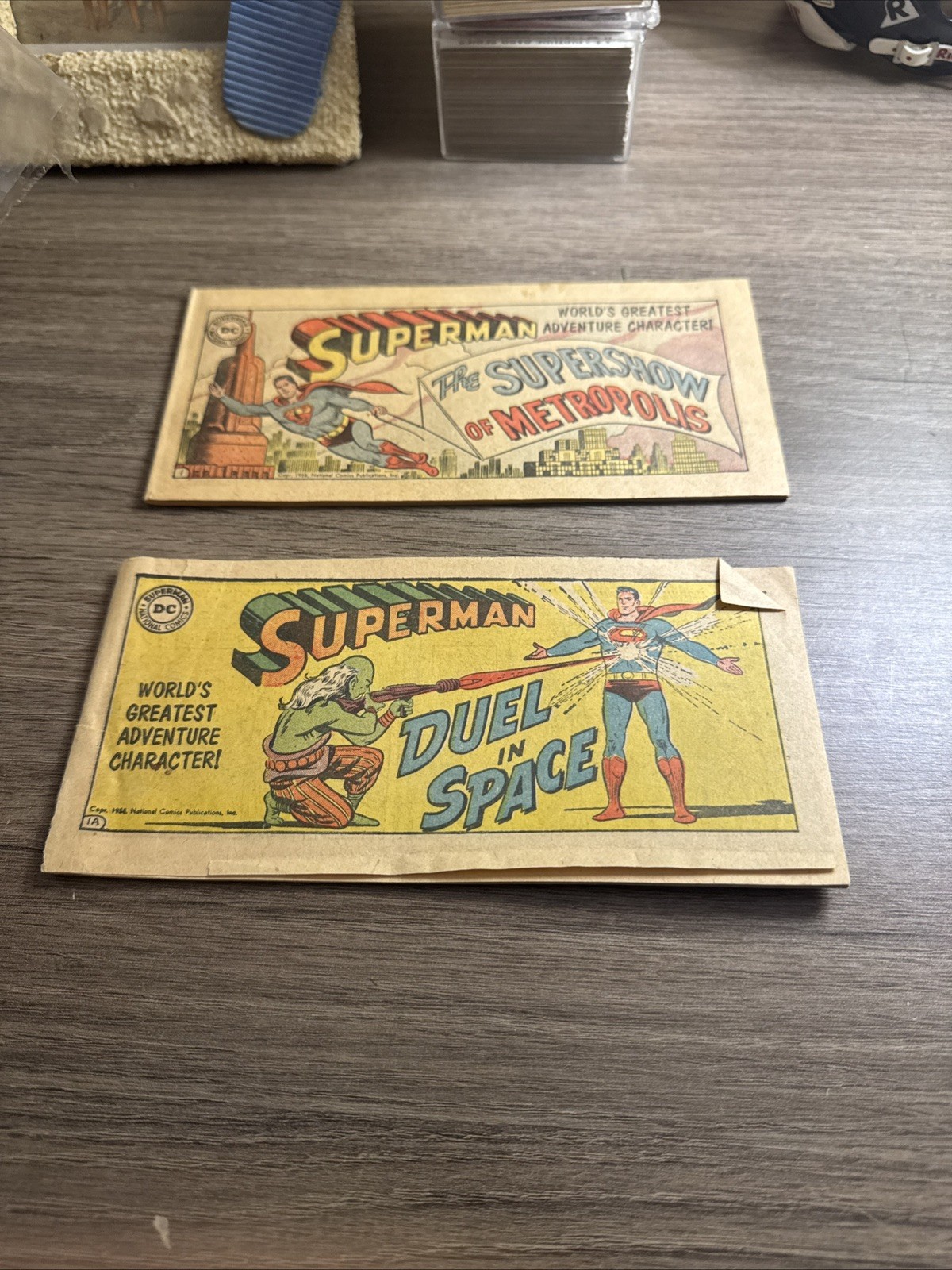 Vintage 1955 Superman Kellogg’s Cereal Mini Comic Book Premiums Lot Of 2