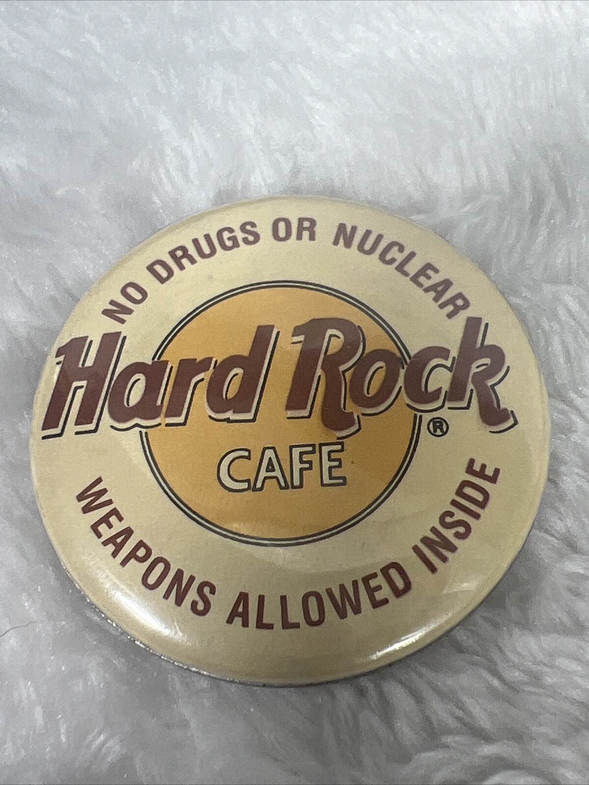 Vintage Hard Rock Cafe Pinback Button Vintage Hard Rock Cafe Pinback Button
