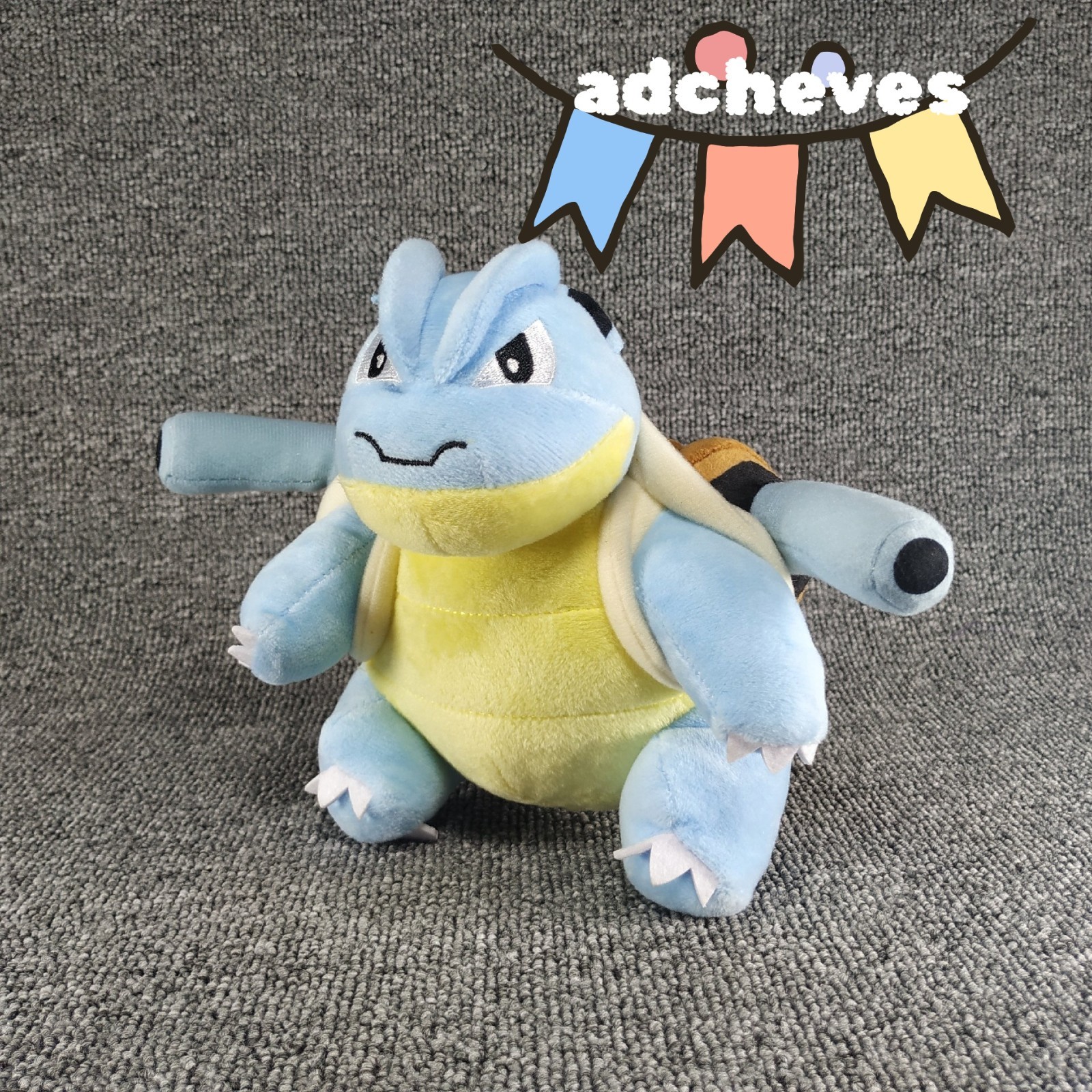 Pokemon Blastoise Doll 7 in Soft Figure Collectible Plush Toy Tag Pokemon Blastoise Doll 7 in Soft Figure Collectible Plush Toy Tag